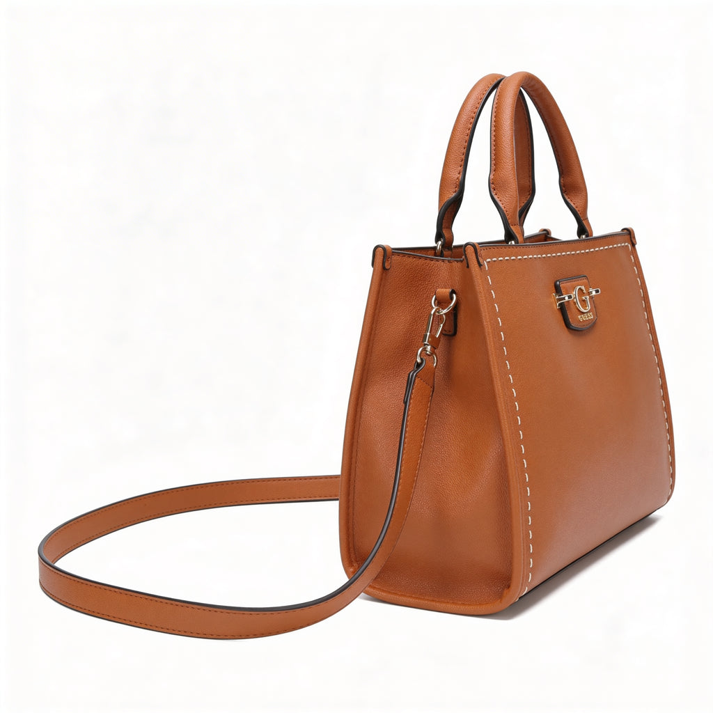 Guess Mini Top Handle Bag, alternate colourway, side angle