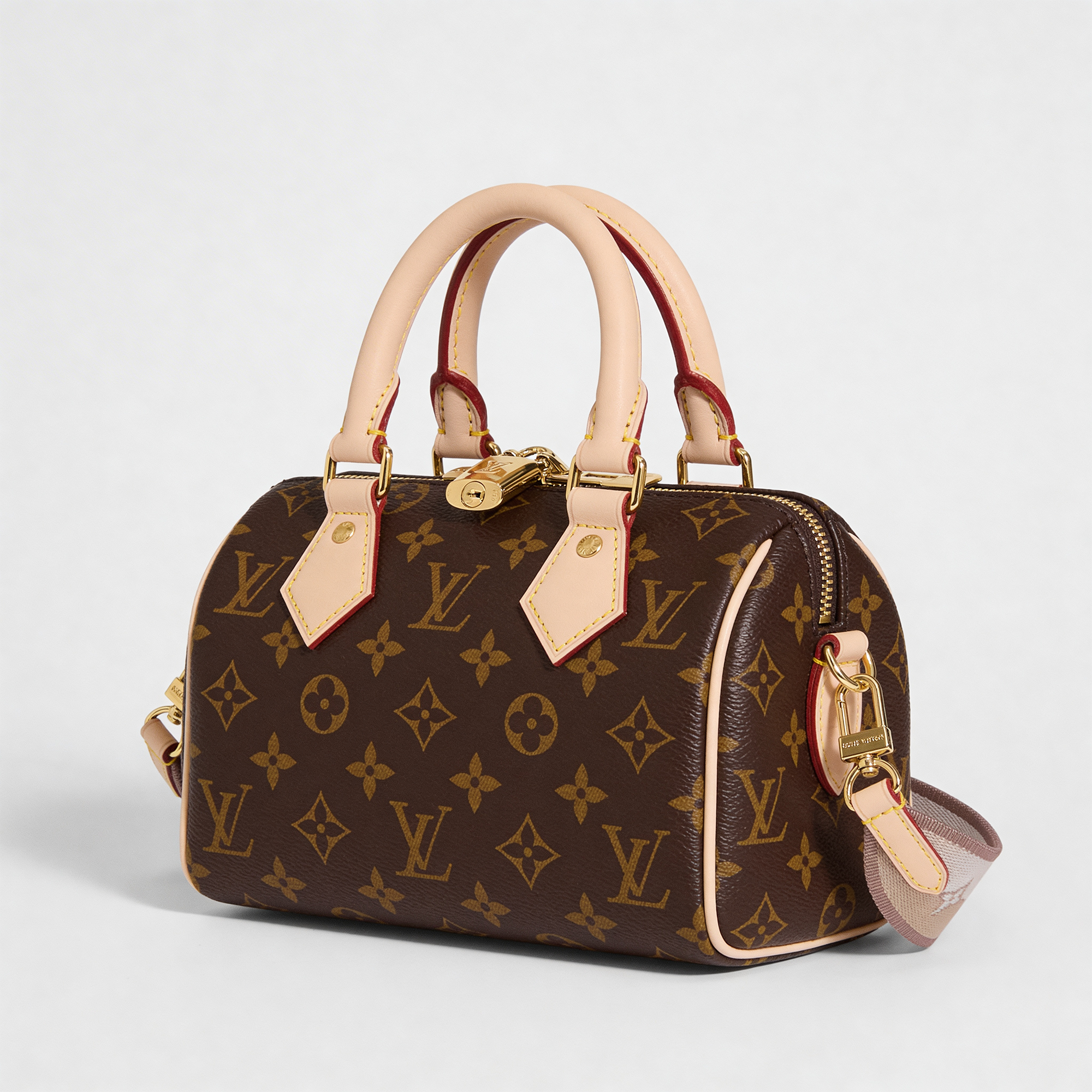 Classic Monogram Boston Bag — Brown Canvas with Detachable Strap